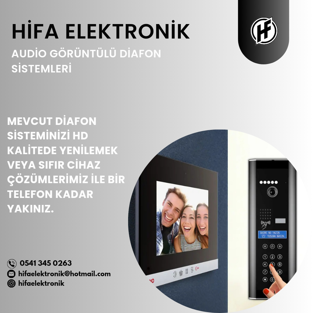 Audio Görüntülü Diafon Sistemleri